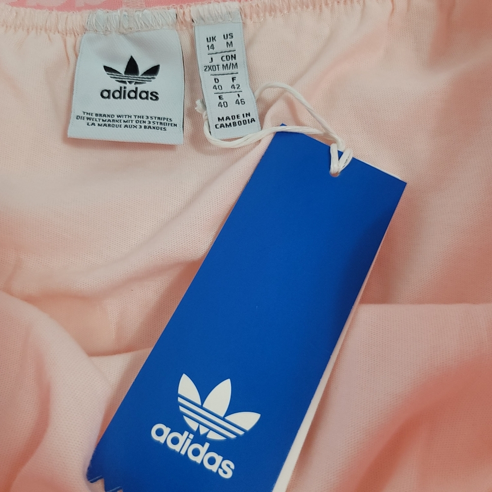 NWT Addidas Original Pleated K-POP MIDI Skirt - Pink - Size M - Picture 5 of 6